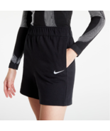 new NIKE Sportswear Women&#39;s COTTON JERSEY SHORTS sz XS black everyday lo... - £19.45 GBP