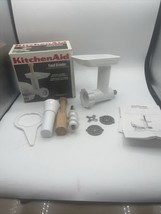 KitchenAid Meat Food Grinder Stand Mixer Attachment  White Open Box Mode... - $24.75