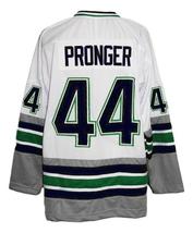 Any Name Number Whalers Retro Hockey Jersey New Sewn White Pronger Any Size image 2