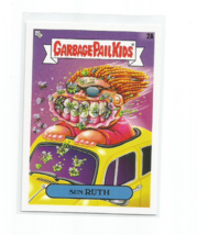 Sun Ruth 2021 Topps Garbage Pail Kids Go On Vacation Don&#39;t Make Me Pull Over #2A - £3.89 GBP