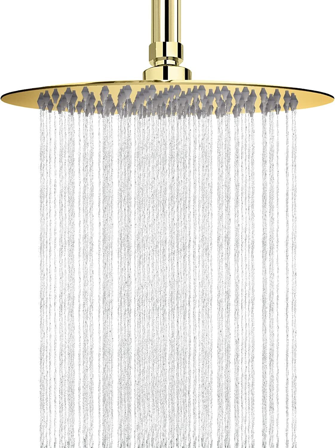 Nearmoon Rain Shower Head, Large Stainless Steel High Flow, 10 Inch, Chr... - $41.99