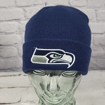 Seahawks NFL Blue Knit Beanie Hat Cap   - $14.84