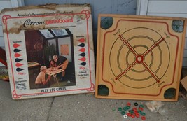 Vintage Carom No 108 Board Game Orig. Box - £88.90 GBP