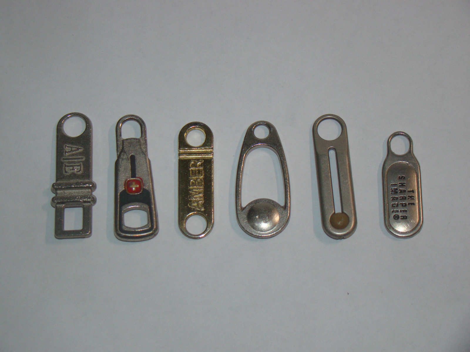 Primary image for Lot of (6) Assorted Luggage Replacement Zipper Pulls