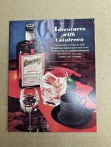 Vintage 1960’s Adventures with Cointreau Cocktail Recipe Advertising Boo... - $9.50