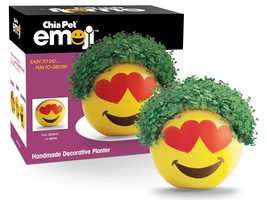 Chia Pet Stitch with Seed Pack, Decorative Pottery Planter, Easy to Do a... - £13.21 GBP
