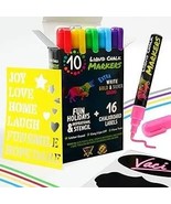 Vaci Neon Liquid Chalk Markers Reversible Fine Tip - 10 Pack - $20.04