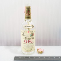Empty Schenley O.F.C. Canadian Whisky Bottle w/ Tax Stamp (Advertising) - £19.46 GBP