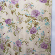 Edinburgh Weavers Nancy Floral Custom 2-PC 58x96 Pinch-Pleat Drapery Panel Set - £395.68 GBP