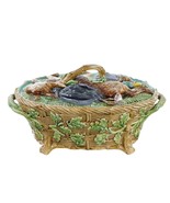 1860&#39;s Minton Majolica Game Pie Dish with lid - $1,777.05