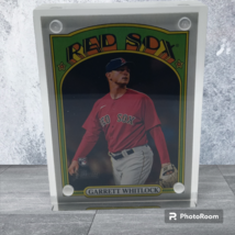 Garrett Whitlock Red Sox 2021 Desktop Display Frame Clear Magnetic Size 2.64x3.6 - £16.48 GBP