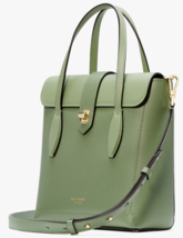 Kate Spade Essential NS Army Green Leather Tote Bag PXR00270 Satchel NWT $258 FS - £118.66 GBP