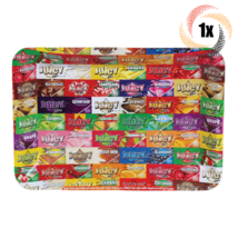 1x Tray Juicy Jay&#39;s Mini Metal Smoking Rolling Tray | Rolling Papers Design - £12.05 GBP