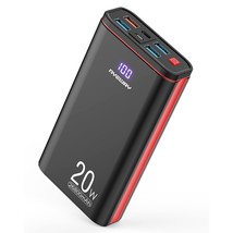 Battery Pack Usb C Portable Charger Pd 20W Fast Charging 26800Mah Power ... - £78.87 GBP