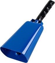 Cowbell With Handle - Cow Bell Noismaker, Loud Call Bell For Cheers, Sports - £35.38 GBP