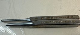 Craftsman ROLL PIN PUNCH  2 piece SET made in USA 3/8” &amp; 5/32” Very Good - $15.79
