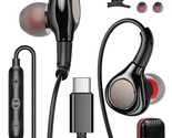Usb C Headphones For Iphone 15 Pro Max Ipad 10 Air Mini 6, Type C Earpho... - $31.99
