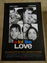 A LOT LIKE LOVE - MOVIE POSTER WITH ASHTON KUTCHER AND AMANDA PEET - £16.42 GBP