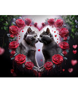  VALENTINE CATS Clip Art 100 IMAGE Digital Download Bundle VOL 4 - $2.99