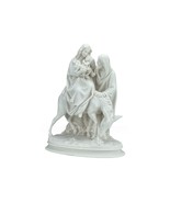 The Holy Family Child Jesus, Virgin Mary &amp; Saint Joseph Greek Statue Scu... - £88.07 GBP