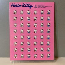 Vintage Sanrio 1989 Hello Kitty Stickers Pink Sheet - $24.99