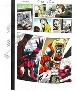 1997 Original Daredevil X-Men Omega Red color guide art:Gene Colan,Marve... - $74.24