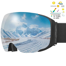 Ski Goggles Winter Professional Magnetic Double Layer Anti-Fog UV400 Anti-Uv  - £27.39 GBP+