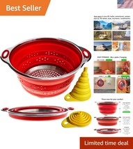 Versatile Colander and Funnel Combo - Portable Solution for Small Kitchens - $39.00
