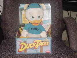12&quot; DEWEY Plush Toy From Duck Tales 1986 Playskool W/Box The Walt Disney... - £77.31 GBP