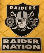 4 LAS VEGAS OAKLAND RAIDER NATION PATCH NFL PATCHES FOOTBALL JERSEY HELMET - $49.49
