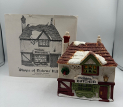 Department 56 Shops of Dickens Village Abel Beesley Butcher 1984 Lighted - £17.93 GBP