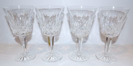 EXQUISITE VINTAGE SET OF 4 WATERFORD CRYSTAL LISMORE 5 7/8&quot; CLARET WINE ... - £74.91 GBP