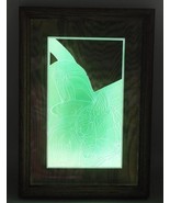 Star Wars The Mandalorian Baby Yoda Grogu Hand Made Etched Acrylic LED L... - £104.48 GBP