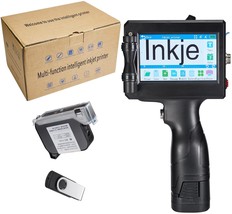 Handheld Inkjet Printer Print With 4.3 Inch Hd Led Touch Screen Portable Labeler - £186.20 GBP