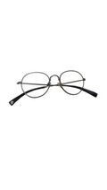 Warby Parker Abbott 2150 Eyewear Glasses 47-19-145 Silver Round Metal Frame Only - £39.56 GBP