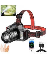 FYD Headlamp Rechargeable, Super Bright Head Lamp with Motion Sensor, 5 ... - $317.81 MXN