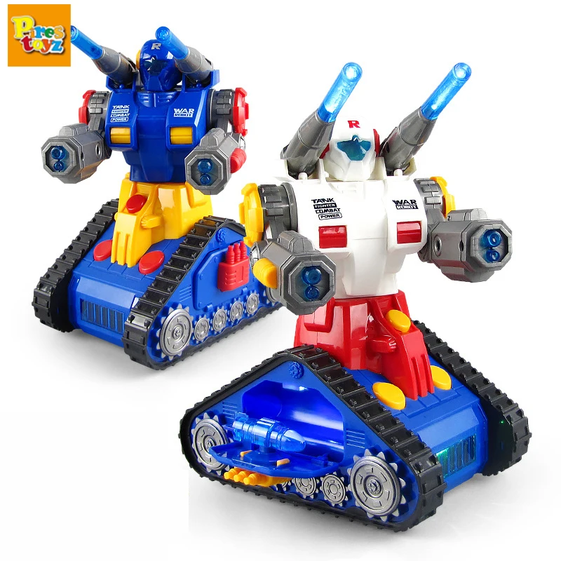 Toddlers Cartoon Robot Model Electric Toys for Kids 2 to 4 Years Old Tank Robot - £22.87 GBP