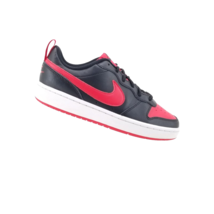 Nike Court Borough Low 2 BQ5448-007 Black Casual Shoes Sneakers Sz 6.5Y W8 - £27.11 GBP