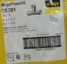 Viega MegaPress G Carbon Steel 25391 Reducing Tee Smart Connect Feature image 5