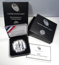 2011-P Sept 11th National Medal Silver Proof US Mint OGP &amp; COA AN896 - £30.45 GBP