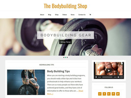 [NEW DESIGN] BODYBUILDING store blog website business for sale AUTO CONTENT - £72.41 GBP