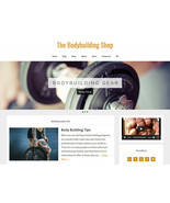 [NEW DESIGN] BODYBUILDING store blog website business for sale AUTO CONTENT - £71.34 GBP