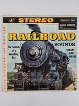 Railroad Sounds Of A Vanishing Era Steam &amp; Diesel 1957 AFSD-5843 Vg+ Ultrasonic - £8.87 GBP