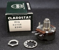 Clarostat Model RV4NAYSB254A  Potentiometer 250K Ohm 2W - £7.98 GBP