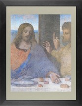 The Last Supper detail - Leonardo De Vinci - Framed Picture 16&quot; x 12&quot; - £39.87 GBP