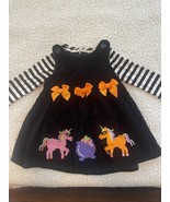Goodlad Size Baby Girl 24 Months Unicorn Halloween Romper Dress &amp; Unders... - $25.26 CAD
