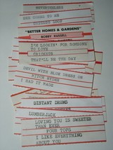 45 Juke Box Strips Lot Of 16 Vintage 1950&#39;s 1960&#39;s - £11.73 GBP