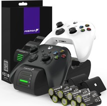 Fosmon Quad Pro 2 Max Charger Compatible With Xbox Series X/S, Xbox, Black - £35.39 GBP