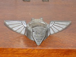 Vintage Cast Metal Damaged Radiator Winged Cap - $44.55