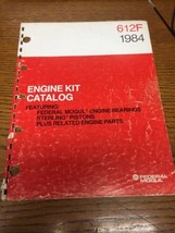 Vintage 1984 FEDERAL-MOGUL Sterling Pistons Engine Kit Catalog 612f - £18.92 GBP